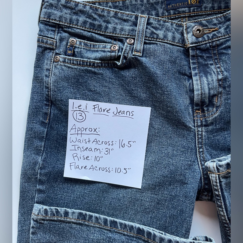 Vintage Y2K LEI Flared Jeans - Size 13 - Picture 2 of 15
